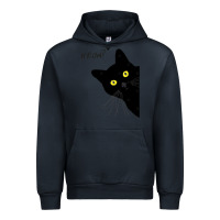 Navy black cat day halloween black cat meow Urban Hoodie - tuanDangUi