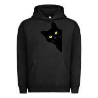 Pigment Black black cat day halloween black cat meow Urban Hoodie - tuanDangUi