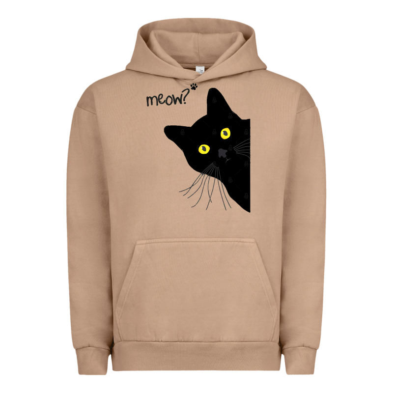 Black Cat Day Halloween Black Cat Meow Urban Hoodie by tuanDangUi | Teevron