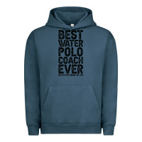 Pigment Midnight Navy Best Coach Ever And Bought Me This Water Polo Coac Urban Hoodie - tuanDangUi