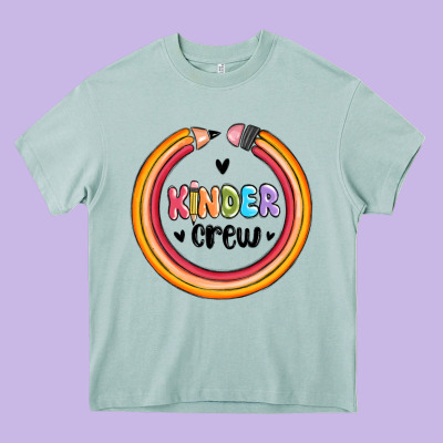 Kinder Crew Heavy Core Tee Designed By Maliassmallbusiness