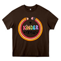 Chocolate Brown kinder crew Heavy Core Tee - MaliasSmallBusiness