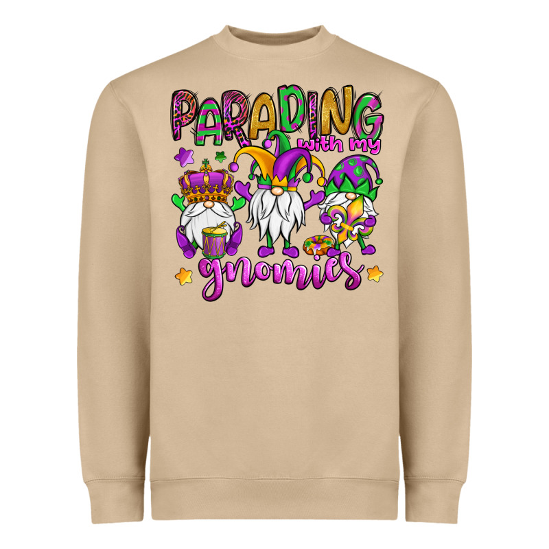 Parading With My Gnomies Heavyweight Sweatshirt by OliviaCreatesArt | Teevron