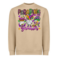 Mushroom parading with my gnomies Heavyweight Sweatshirt - OliviaCreatesArt