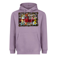 Lavender Happy Easter Heavyweight Hoodie - CowhideDigitalArt