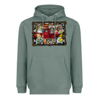 Sage Happy Easter Heavyweight Hoodie - CowhideDigitalArt