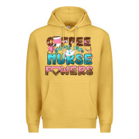 Antique Gold coffee gives me nurse powers bbs Premium Hoodie - BundleAndBundleShop