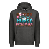Charcoal Heather coffee gives me nurse powers bbs Premium Hoodie - BundleAndBundleShop