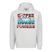Dove Grey coffee gives me nurse powers bbs Premium Hoodie - BundleAndBundleShop