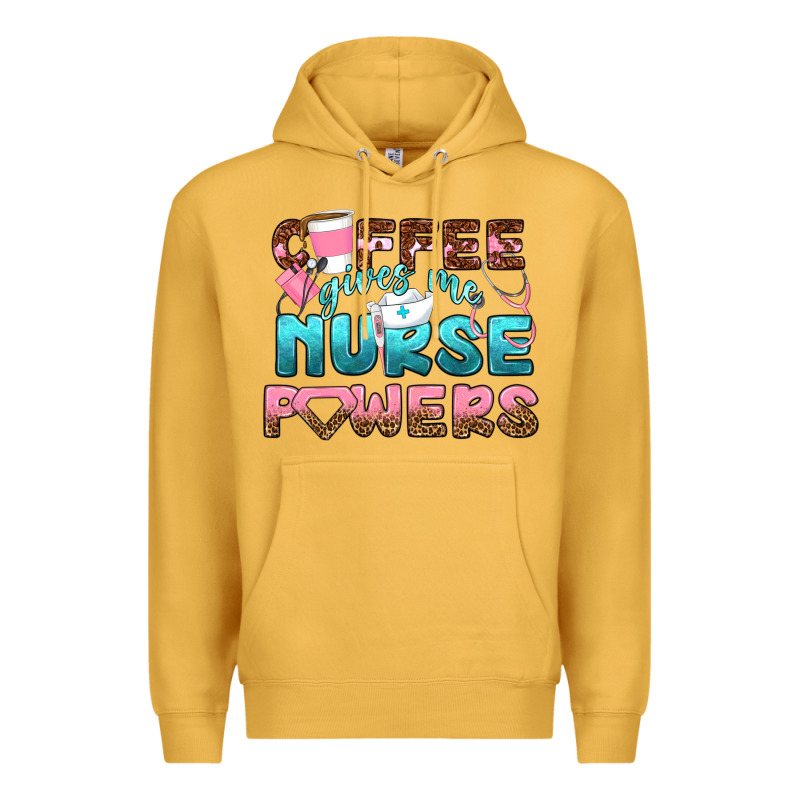 Coffee Gives Me Nurse Powers Bbs Premium Hoodie by BundleAndBundleShop | Teevron