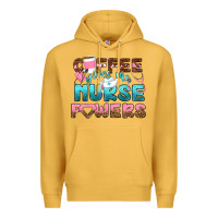 Mustard coffee gives me nurse powers bbs Premium Hoodie - BundleAndBundleShop