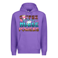 Purple coffee gives me nurse powers bbs Premium Hoodie - BundleAndBundleShop