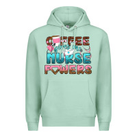 Seafoam coffee gives me nurse powers bbs Premium Hoodie - BundleAndBundleShop