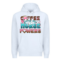 White coffee gives me nurse powers bbs Premium Hoodie - BundleAndBundleShop