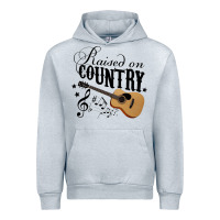 Heather Grey Raised On Country Country Life Country Music Lover Urban Hoodie - tuanDangUi