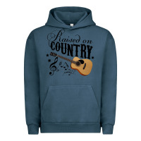 Pigment Midnight Navy Raised On Country Country Life Country Music Lover Urban Hoodie - tuanDangUi