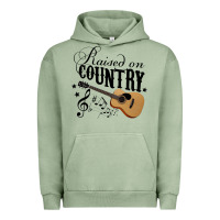 Pigment Oil Green Raised On Country Country Life Country Music Lover Urban Hoodie - tuanDangUi