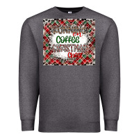 Running On Coffee And Christmas Premium Sweatshirt | Teevron