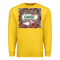 Lemon Running on Coffee And Christmas Premium Sweatshirt - CowhideDigitalArt