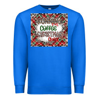 True Royal Running on Coffee And Christmas Premium Sweatshirt - CowhideDigitalArt