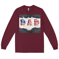 Burgundy fixer dad father's day Long Sleeve Tee - TumblerDesignByShophia