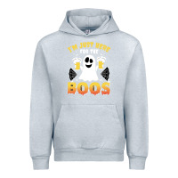 Heather Grey i'm just here for the boos halloween costume gift Urban Hoodie - tuanDangUi