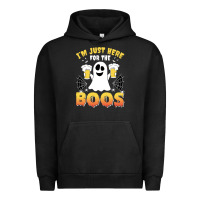 Pigment Black i'm just here for the boos halloween costume gift Urban Hoodie - tuanDangUi