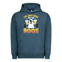 Pigment Midnight Navy i'm just here for the boos halloween costume gift Urban Hoodie - tuanDangUi