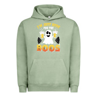 Pigment Oil Green i'm just here for the boos halloween costume gift Urban Hoodie - tuanDangUi