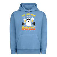 Pigment Pebble Blue i'm just here for the boos halloween costume gift Urban Hoodie - tuanDangUi