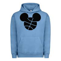 Pigment Pebble Blue basketball soft cotton Urban Hoodie - tuanDangUi