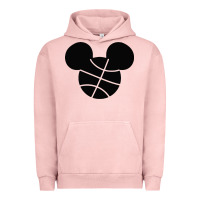 Pigment Salmon basketball soft cotton Urban Hoodie - tuanDangUi