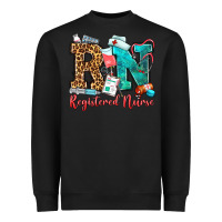 Black registered nurse Heavyweight Sweatshirt - OliviaCreatesArt