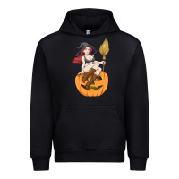 Black sexy witch halloween costume blackcraft pumpkin wi Urban Hoodie - tuanDangUi