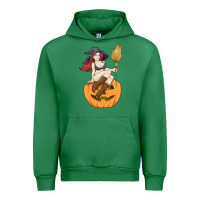 Emerald sexy witch halloween costume blackcraft pumpkin wi Urban Hoodie - tuanDangUi
