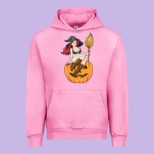 Sexy Witch Halloween Costume Blackcraft Pumpkin Wi Urban Hoodie Designed By Tuandangui