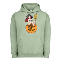 Pigment Oil Green sexy witch halloween costume blackcraft pumpkin wi Urban Hoodie - tuanDangUi