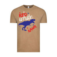 Vintage Coffee 4th of July Dinosaur Vintage Tee - Bettercallsaul