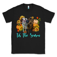 Black Tis The Season Cows Classic Tee - RanaPortraitStore