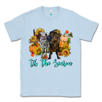 Dusty Blue Tis The Season Cows Classic Tee - RanaPortraitStore