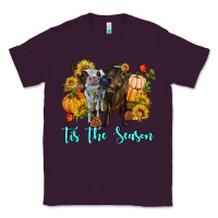 Plum Tis The Season Cows Classic Tee - RanaPortraitStore
