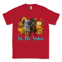 Red Tis The Season Cows Classic Tee - RanaPortraitStore