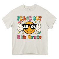 Cream peace out 2024 5th grade Heavy Core Tee - JahusDesignShop