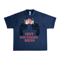 Navy Hot Southern Mess Urban Heavy Tee - Bettercallsaul