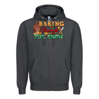 Smoke baking through the snow Zipper Hoodie - FaDigitalArtStudio