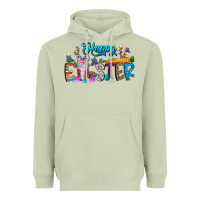 Matcha happy easter coffee Heavyweight Hoodie - CowhideDigitalArt