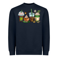 Navy lawyer coffee cups Heavyweight Sweatshirt - OliviaCreatesArt