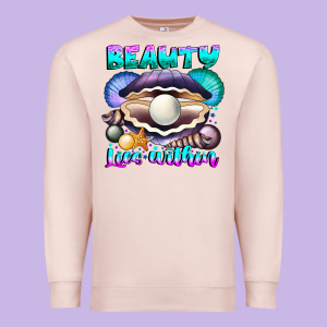 Beauty Lies Within Premium Sweatshirt Designed By Cowhidedigitalart