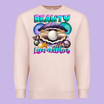 Beauty Lies Within Premium Sweatshirt Designed By Cowhidedigitalart