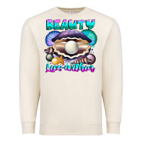Sandshell Beauty Lies Within Premium Sweatshirt - CowhideDigitalArt